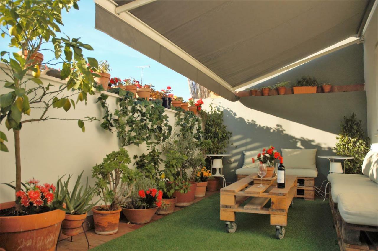 Encantador Atico Con Terraza Sevilla Exterior foto